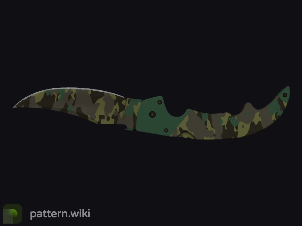 Falchion Knife Boreal Forest seed 205