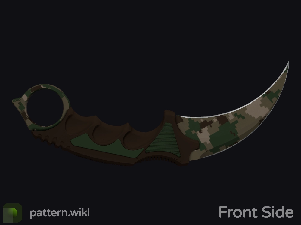 Karambit Forest DDPAT seed 740