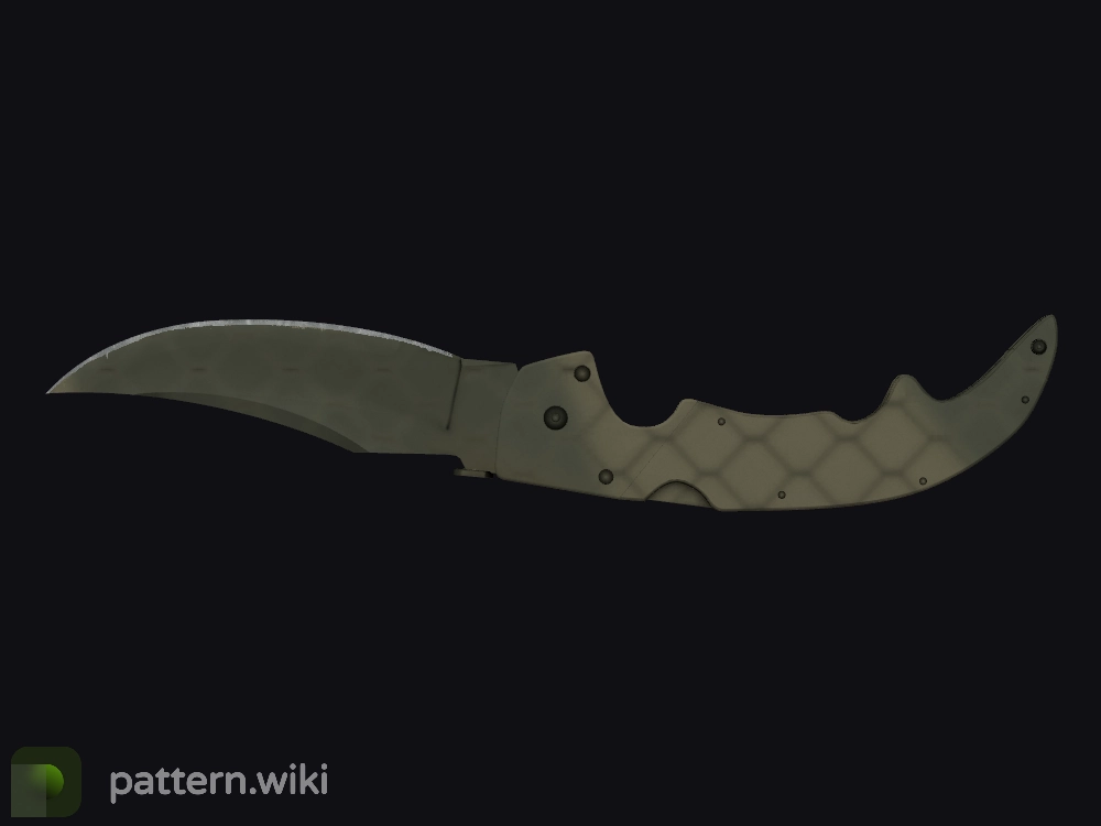 Falchion Knife Safari Mesh seed 397