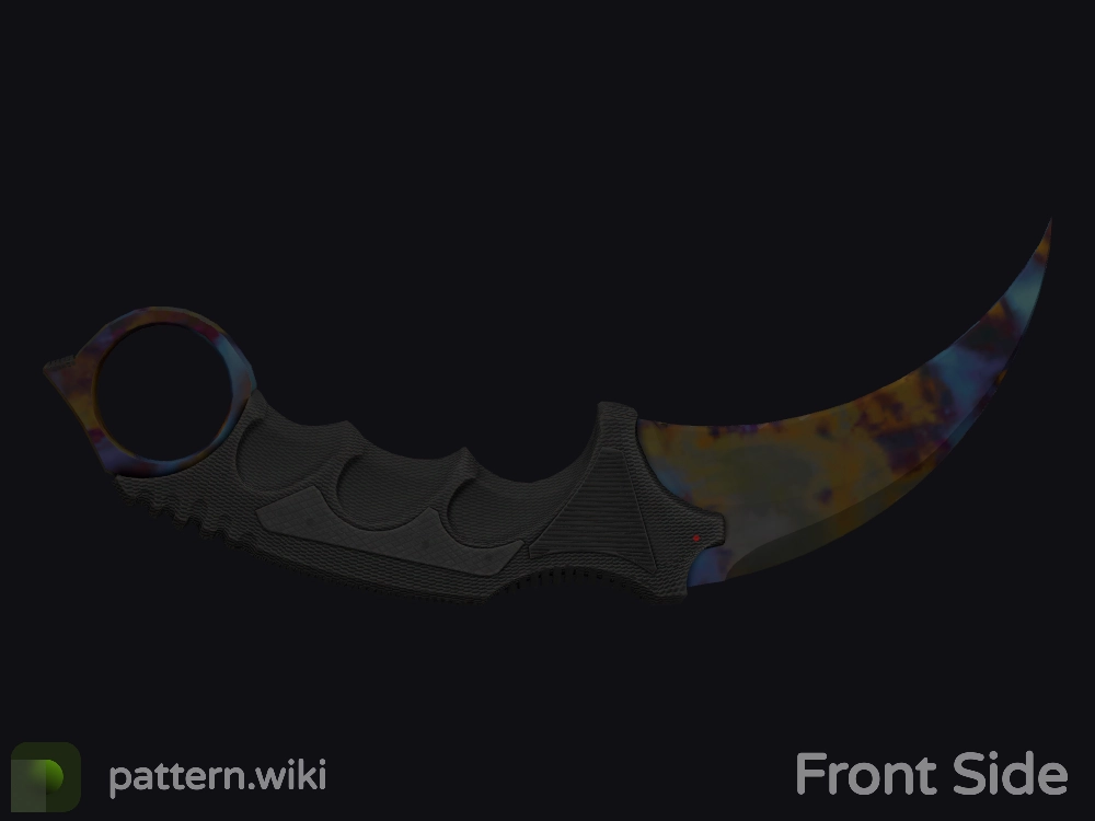 Karambit Case Hardened seed 876