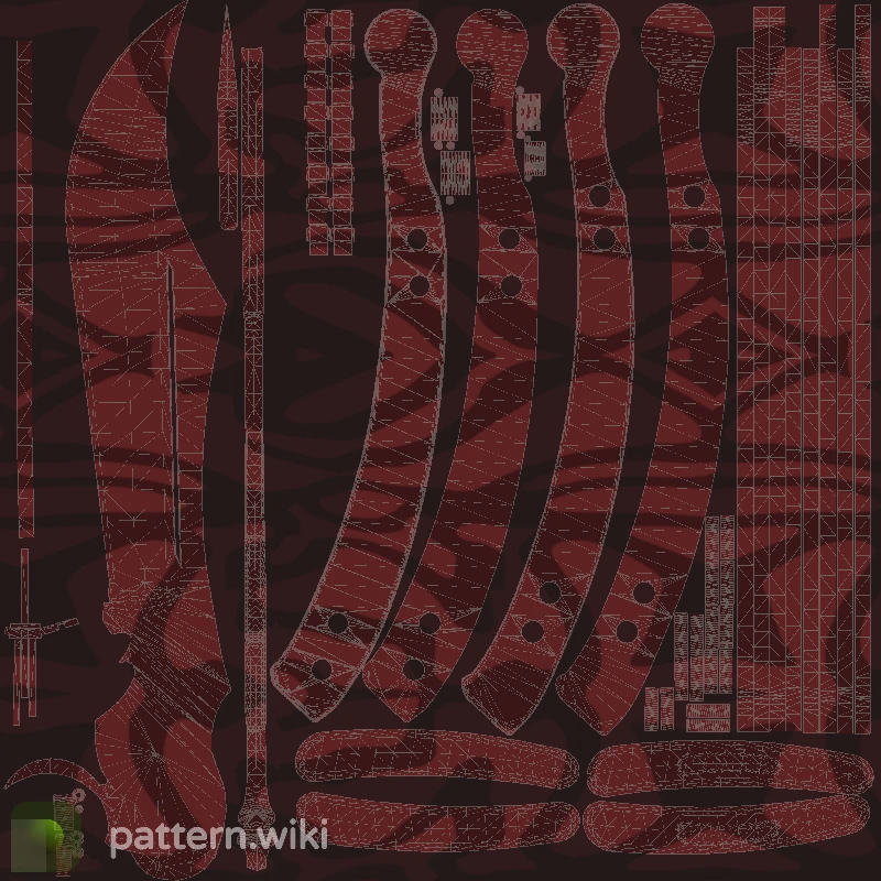 Butterfly Knife Slaughter seed 449 pattern template