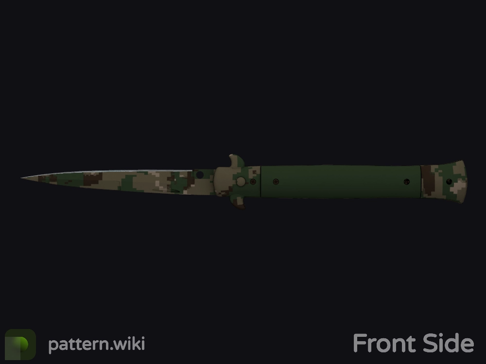 Stiletto Knife Forest DDPAT seed 251