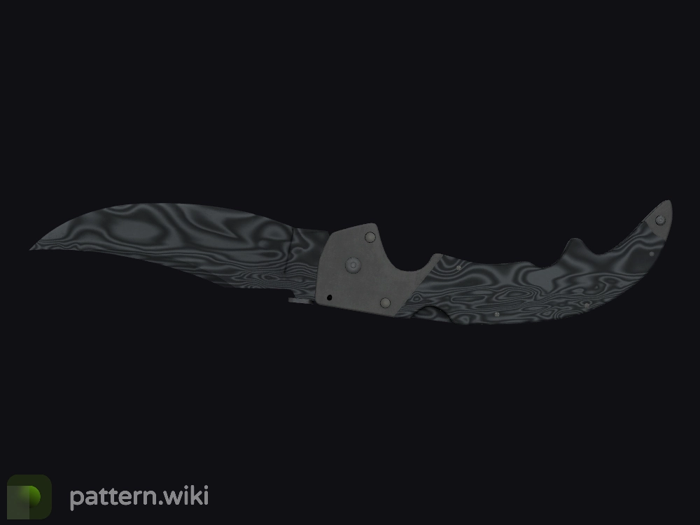 Falchion Knife Damascus Steel seed 438