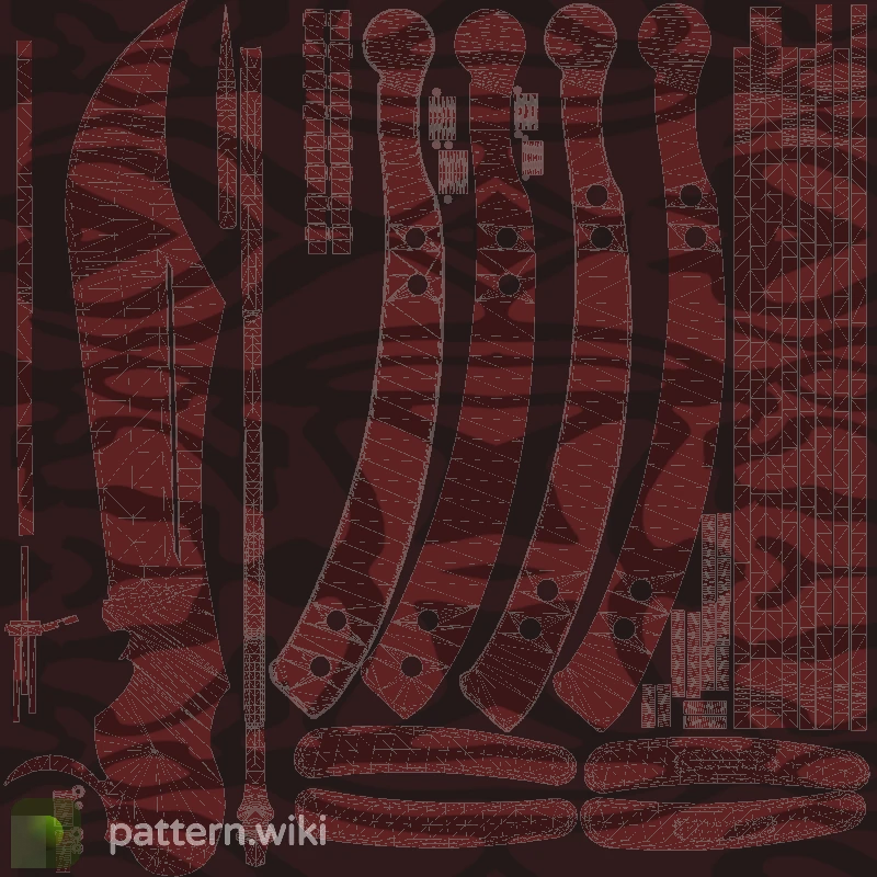 Butterfly Knife Slaughter seed 734 pattern template