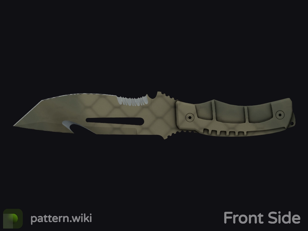 Survival Knife Safari Mesh seed 363