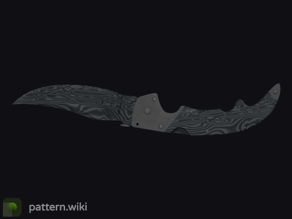 Falchion Knife Damascus Steel seed 489