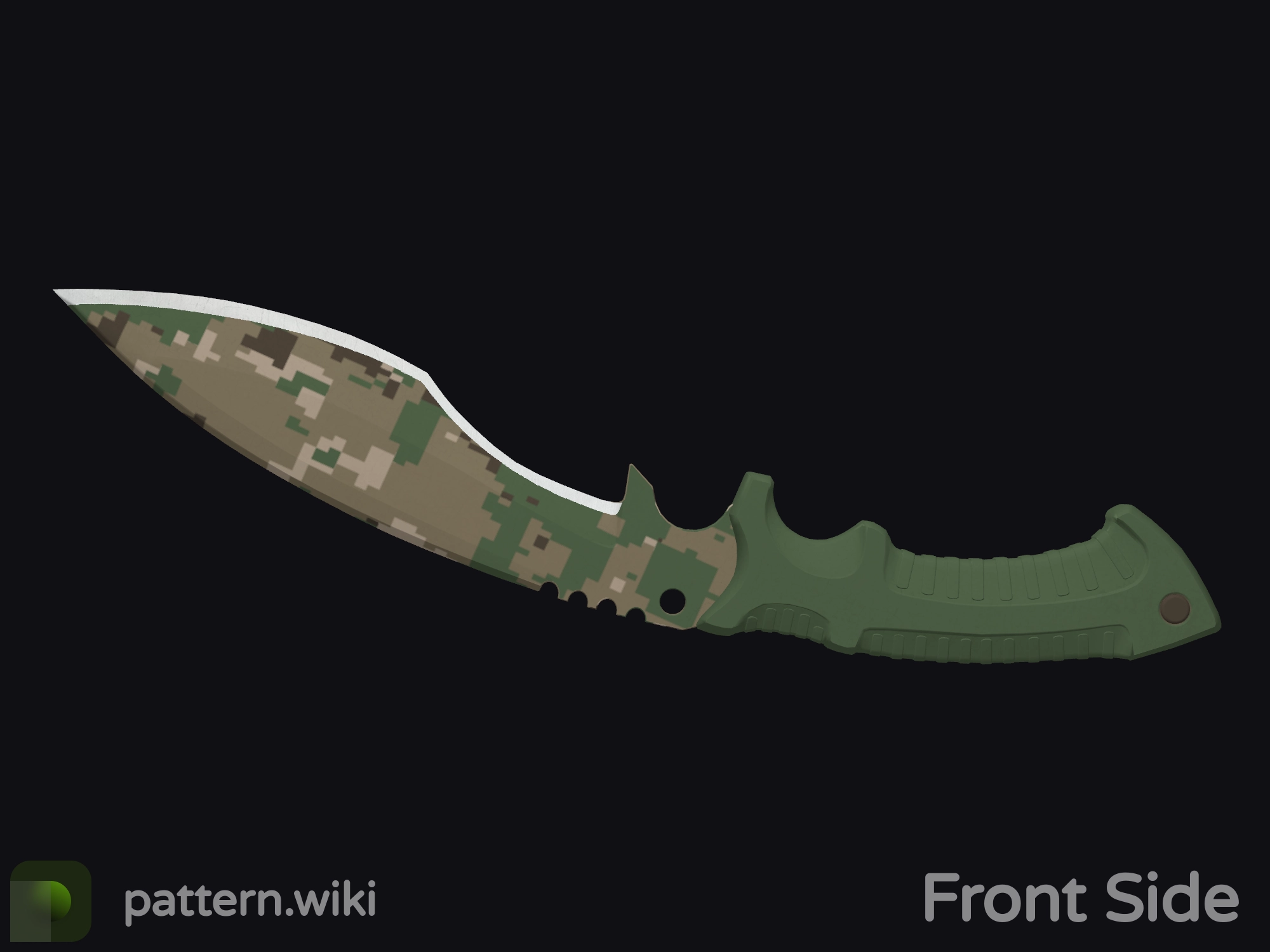 Kukri Knife Forest DDPAT seed 550