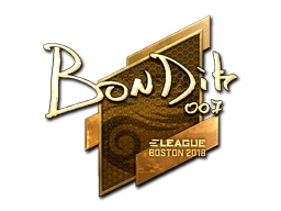 Sticker bondik (Gold) | Boston 2018 preview