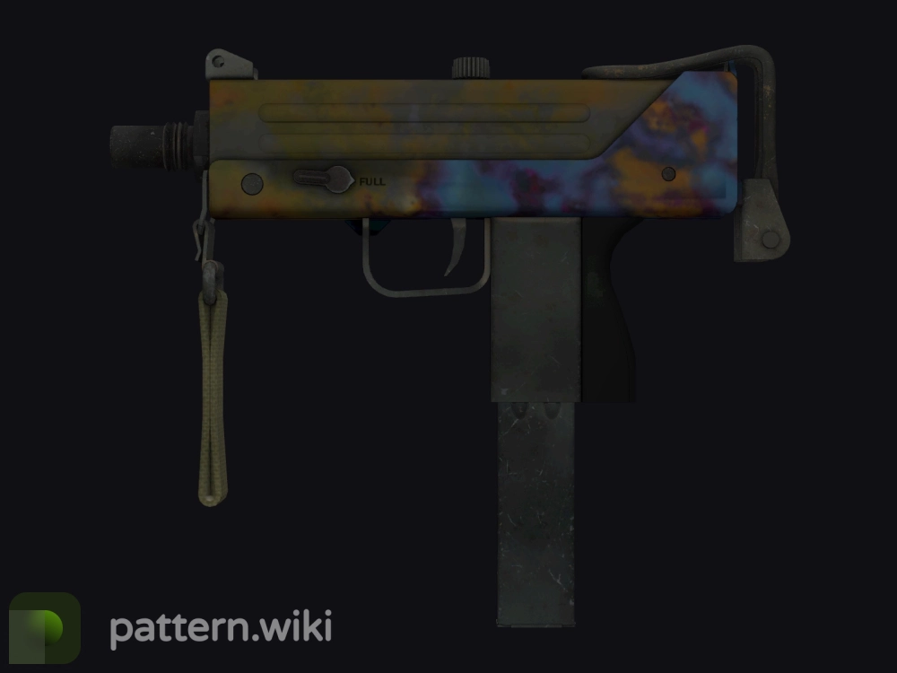 MAC-10 Case Hardened seed 726