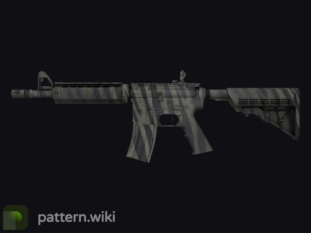 M4A4 Faded Zebra seed 985