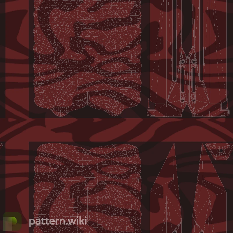 Paracord Knife Slaughter seed 325 pattern template