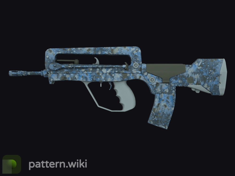 FAMAS Cyanospatter seed 810