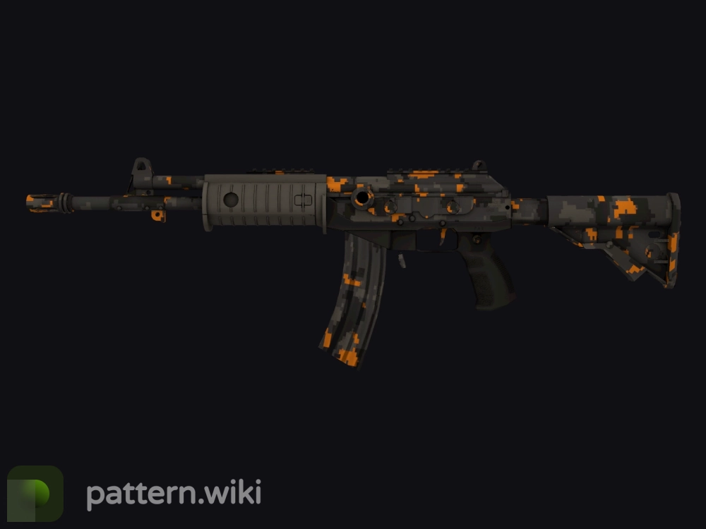 Galil AR Orange DDPAT seed 848