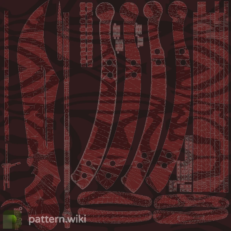 Butterfly Knife Slaughter seed 852 pattern template