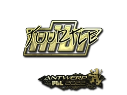 Sticker Tuurtle (Gold) | Antwerp 2022 preview