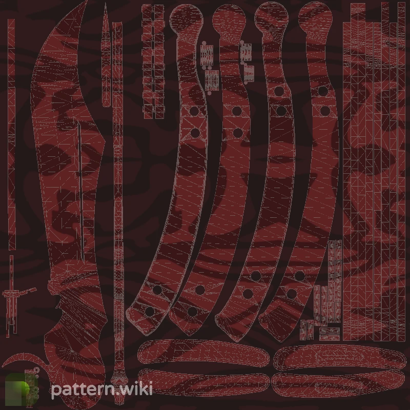 Butterfly Knife Slaughter seed 358 pattern template