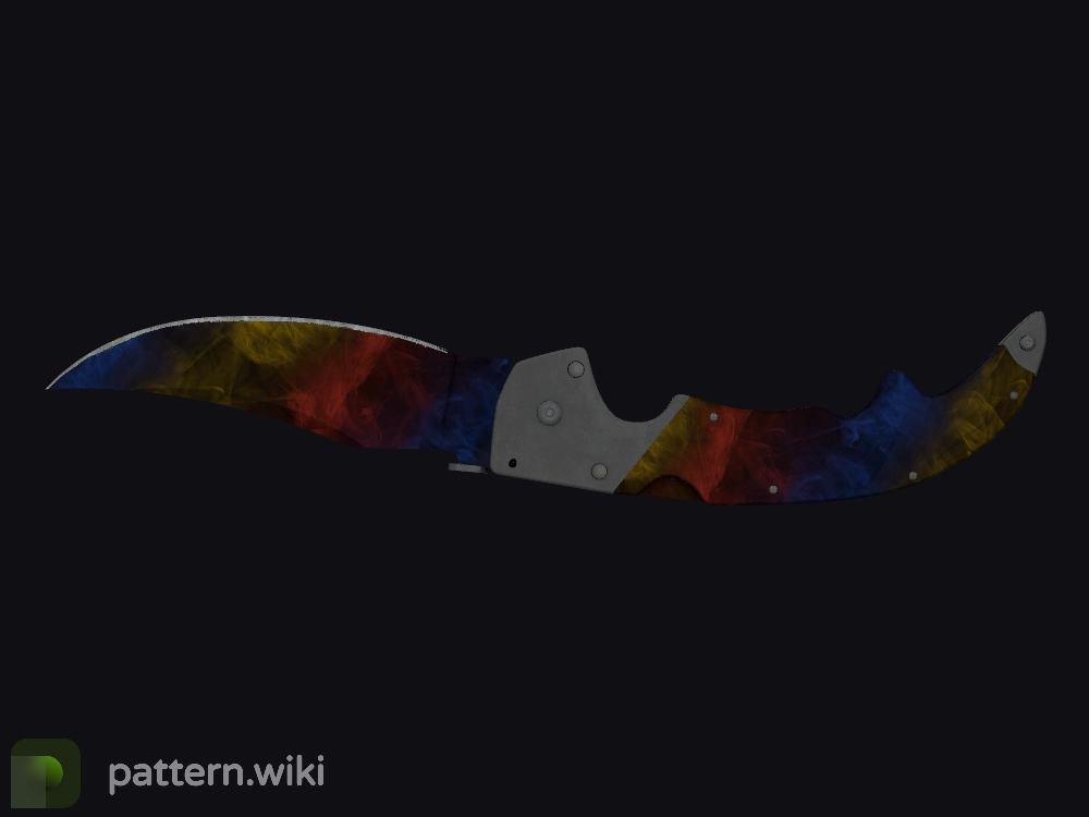 Falchion Knife Marble Fade seed 806