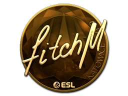 Sticker fitch (Gold) | Katowice 2019 preview