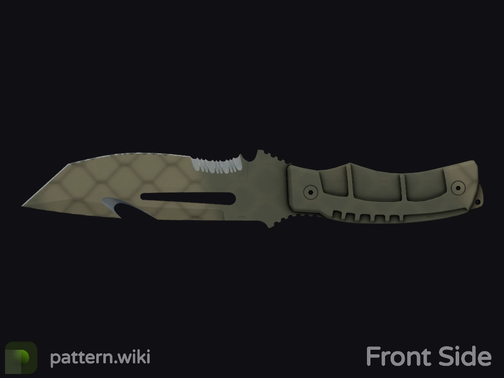 Survival Knife Safari Mesh seed 791