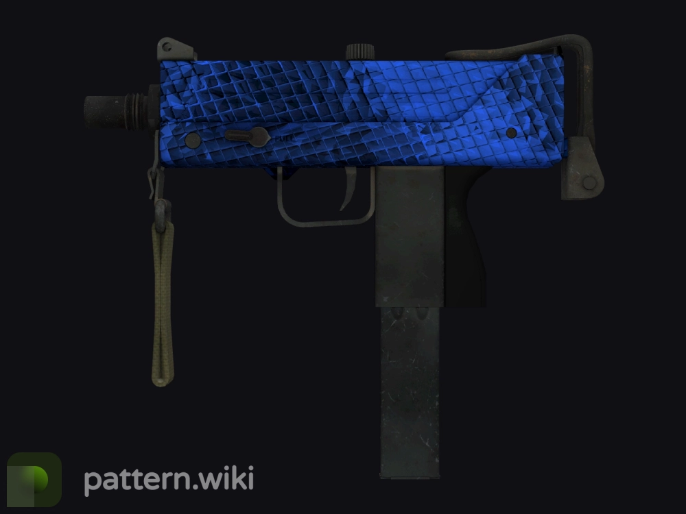 MAC-10 Lapis Gator seed 957