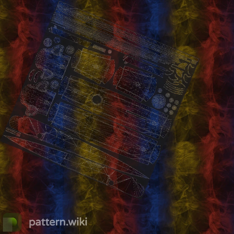 Stiletto Knife Marble Fade seed 559 pattern template