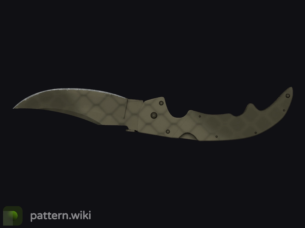 Falchion Knife Safari Mesh seed 206