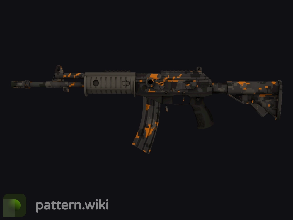 Galil AR Orange DDPAT seed 986