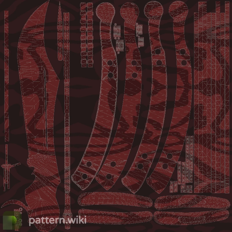 Butterfly Knife Slaughter seed 308 pattern template