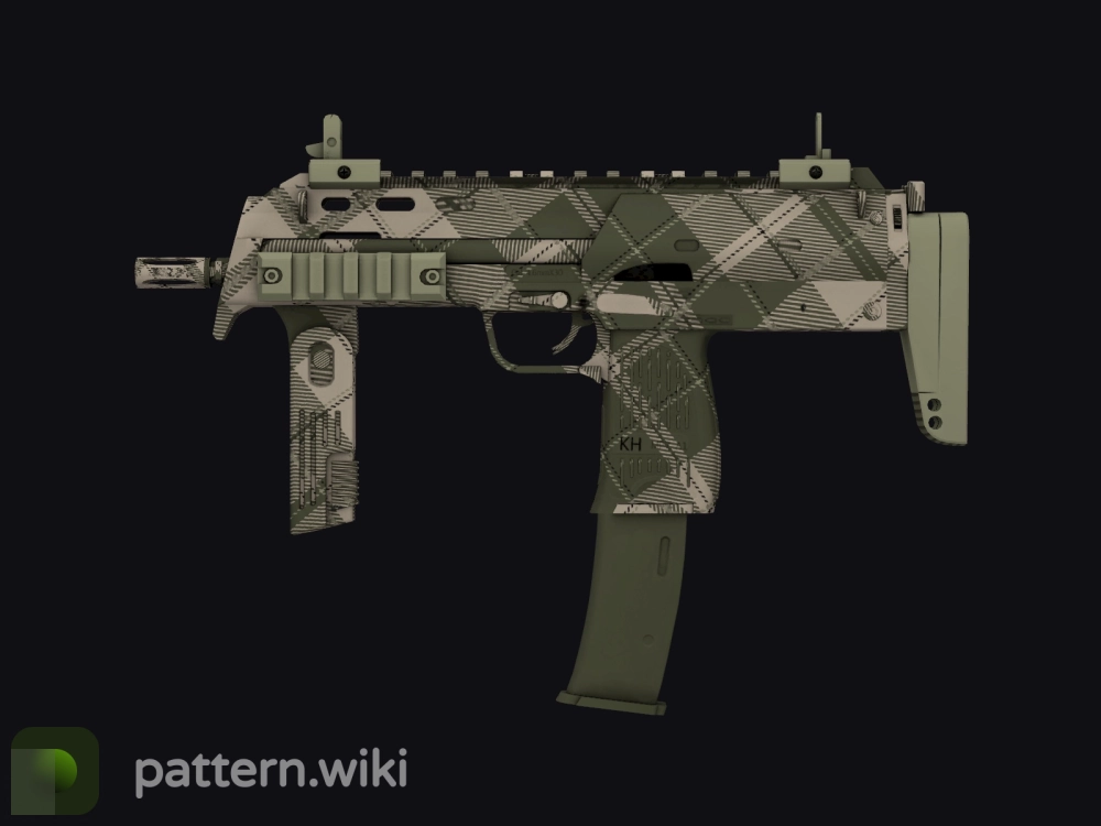 MP7 Olive Plaid seed 999