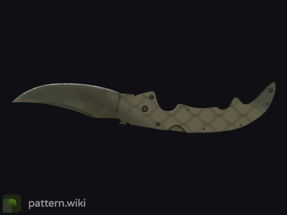 Falchion Knife Safari Mesh seed 55