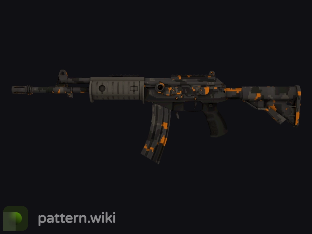 Galil AR Orange DDPAT seed 114