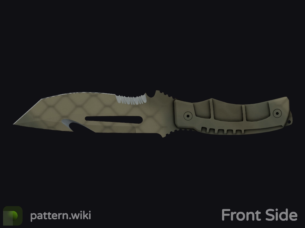 Survival Knife Safari Mesh seed 857