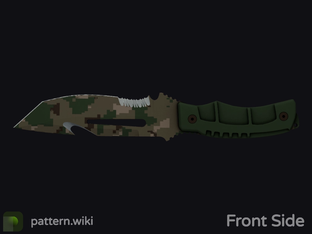 Survival Knife Forest DDPAT seed 162