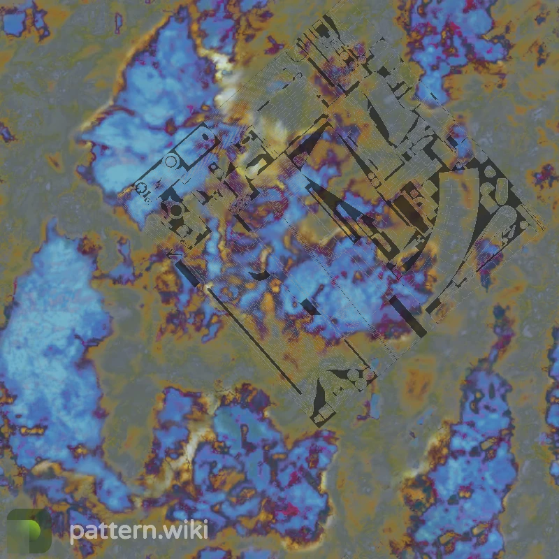 AK-47 Case Hardened seed 134 pattern template