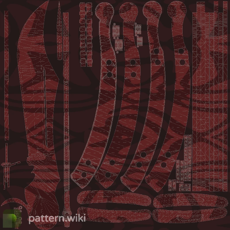 Butterfly Knife Slaughter seed 95 pattern template