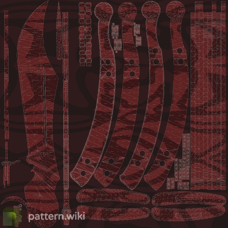 Butterfly Knife Slaughter seed 737 pattern template