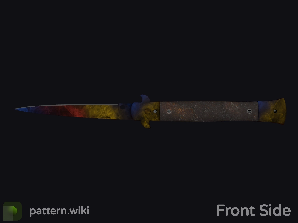 Stiletto Knife Marble Fade seed 527