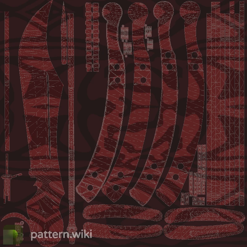 Butterfly Knife Slaughter seed 958 pattern template