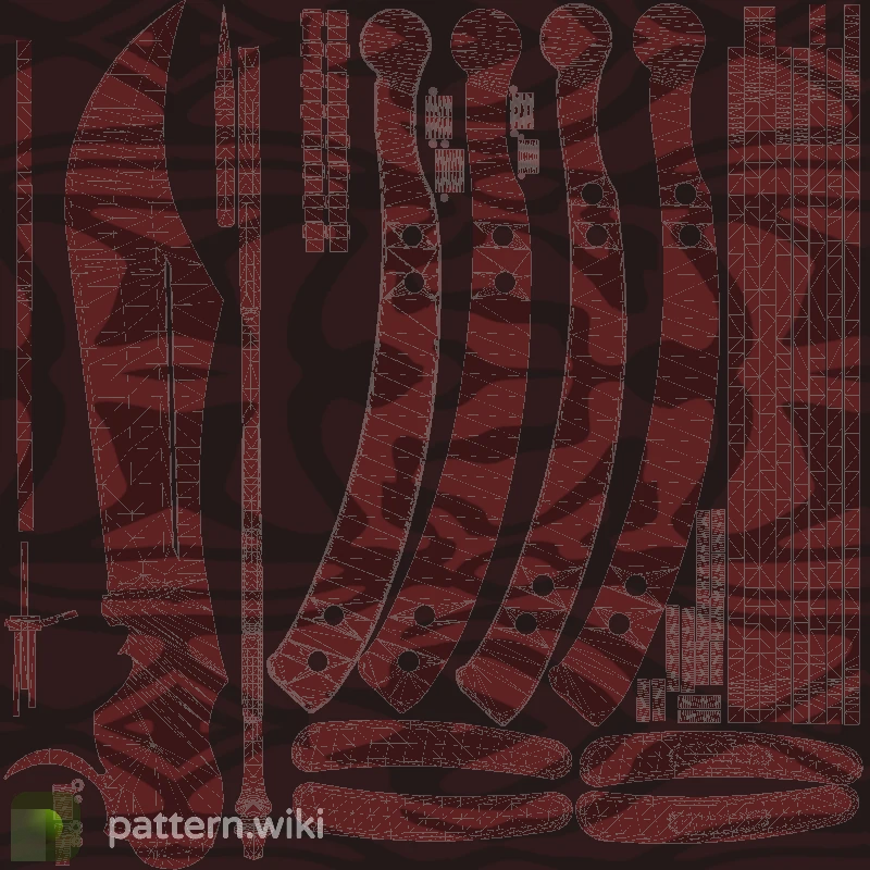 Butterfly Knife Slaughter seed 102 pattern template