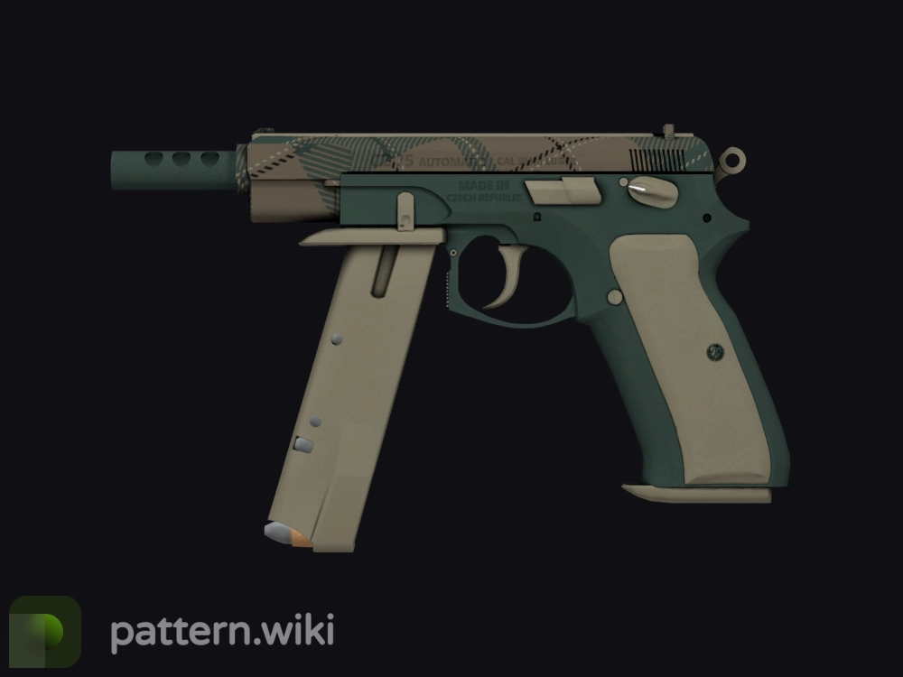 CZ75-Auto Green Plaid seed 586