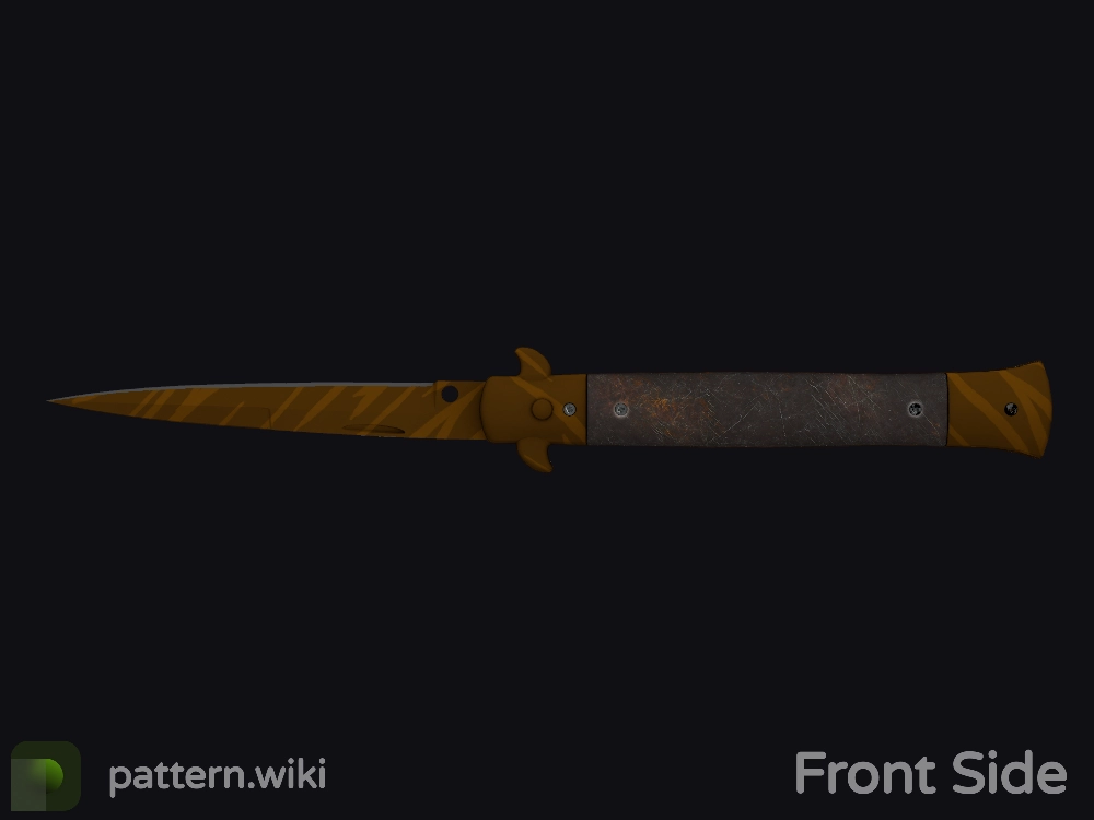 Stiletto Knife Tiger Tooth seed 705