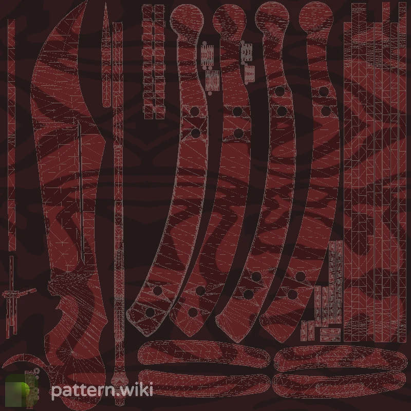 Butterfly Knife Slaughter seed 569 pattern template