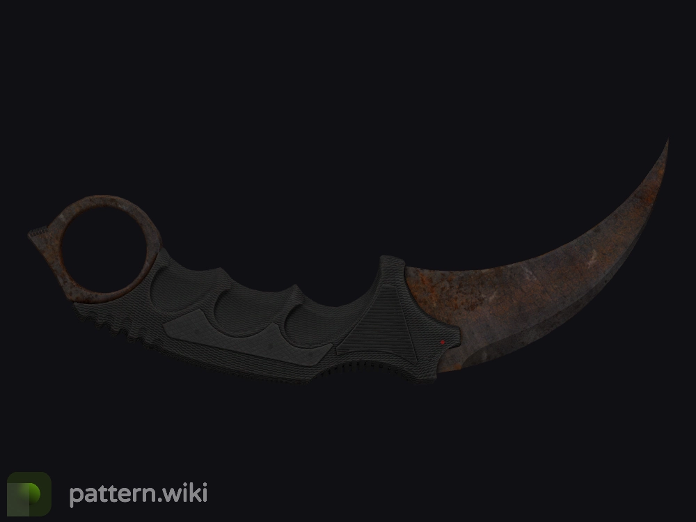 Karambit Rust Coat seed 383