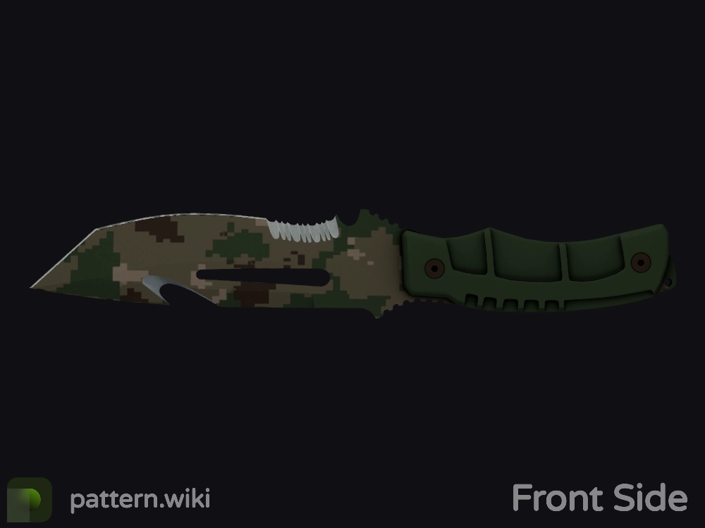 Survival Knife Forest DDPAT seed 255