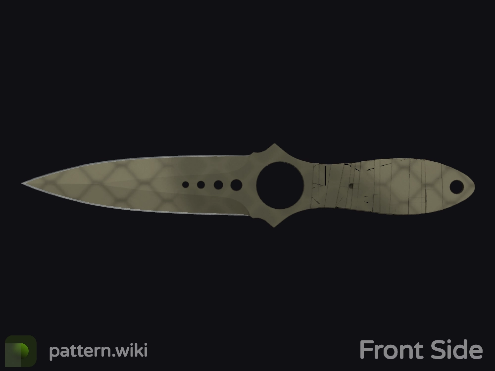 Skeleton Knife Safari Mesh seed 654