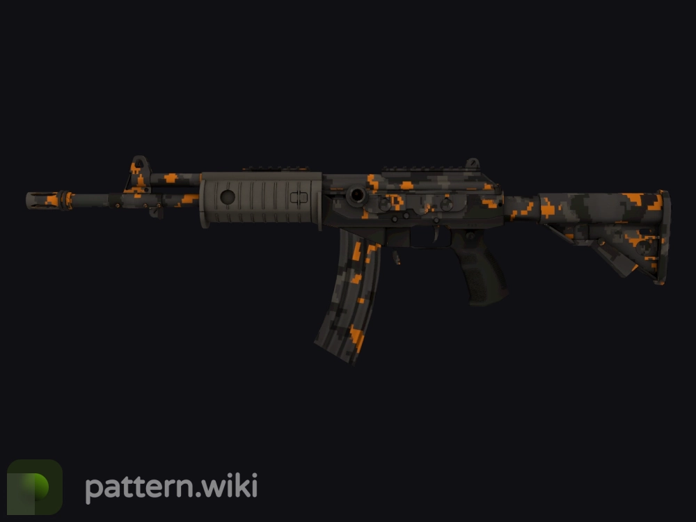 Galil AR Orange DDPAT seed 444