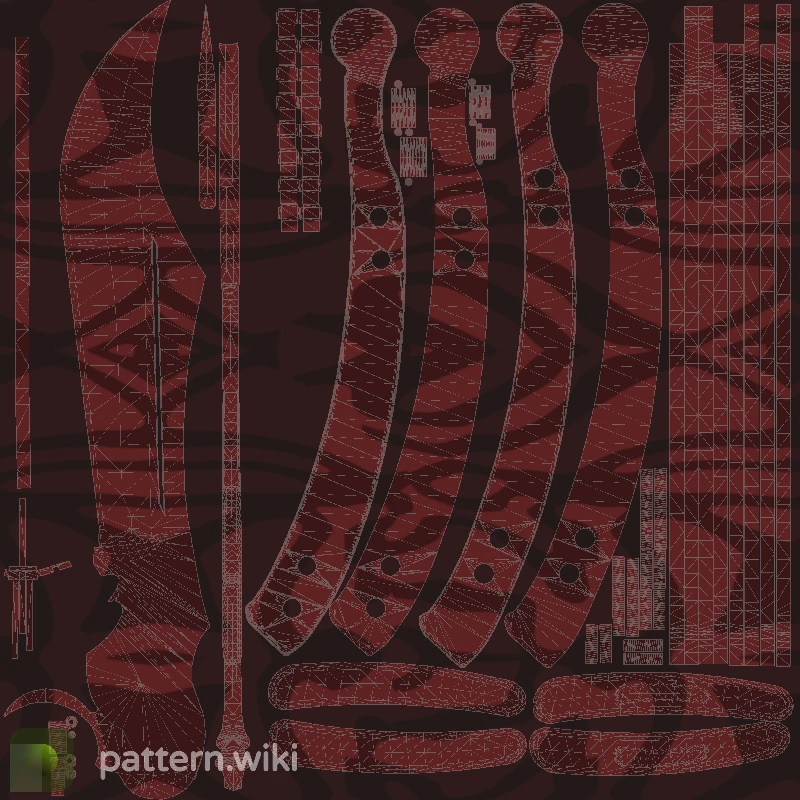 Butterfly Knife Slaughter seed 66 pattern template