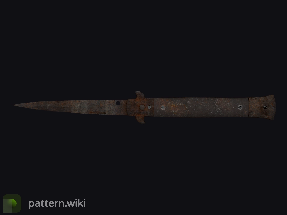 Stiletto Knife Rust Coat seed 808