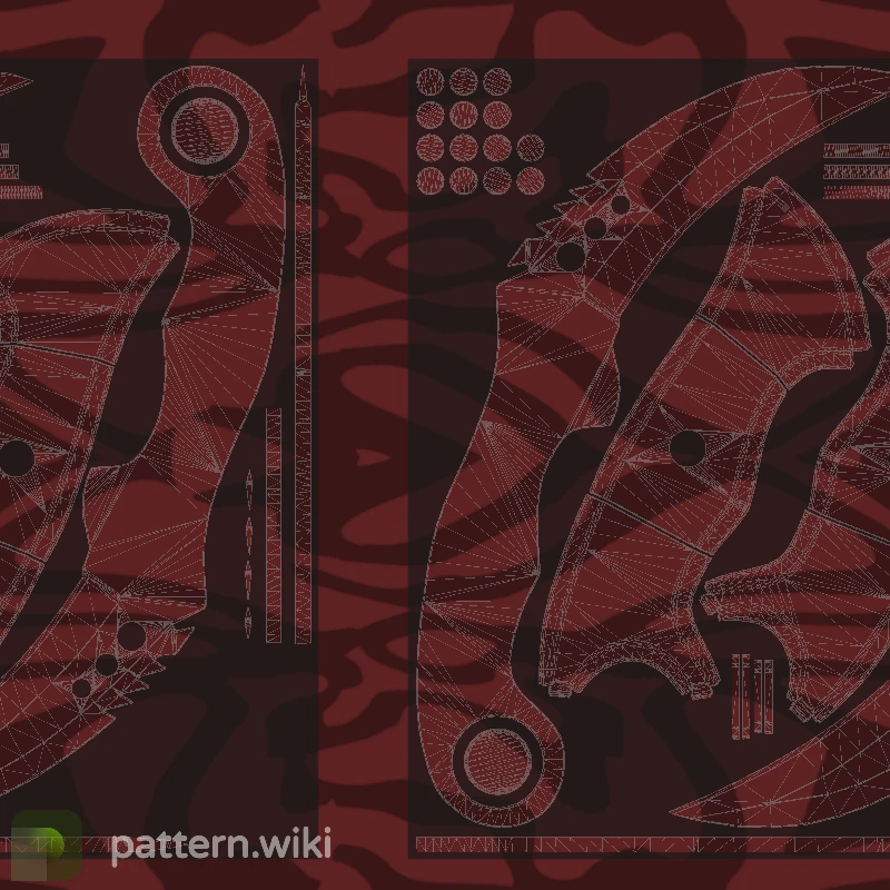 Talon Knife Slaughter seed 708 pattern template