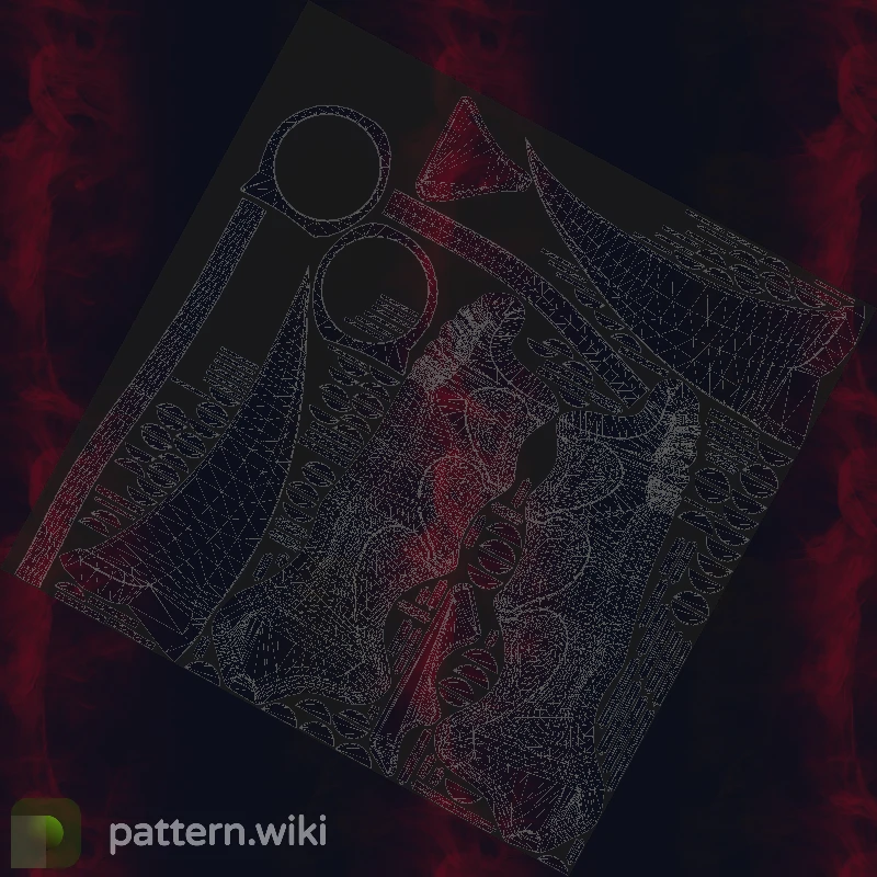 Karambit Doppler seed 386 pattern template